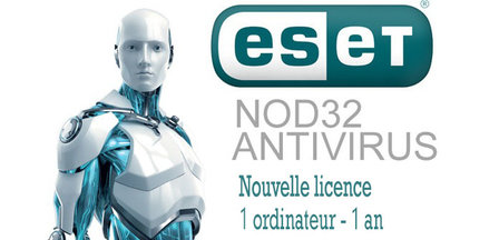 Antivirus NOD32 1PC 1an - Version &eacute;lectronique